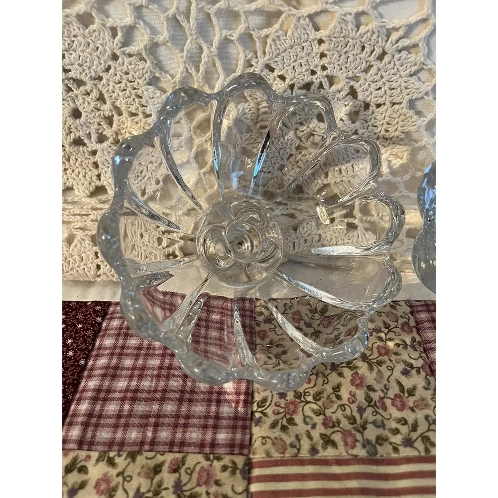 Sconce Glass Candle Holder Part 2 Piece Home Interiors